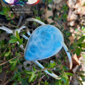 larimar bracelet jonc / argent