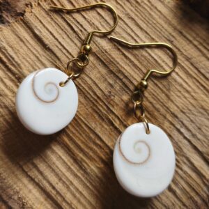 oeil de ste lucie boucles d'oreilles rondes