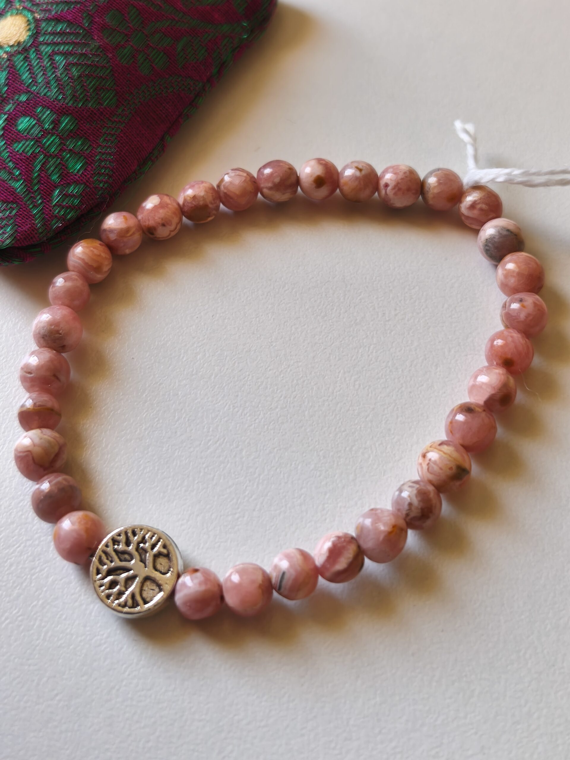 rhodochrosite bracelet – Image 2