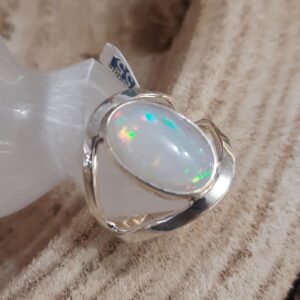opale d'Ethiopie bague argent 925