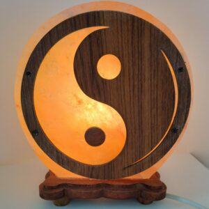 sel d'Himalaya lampe yin yang