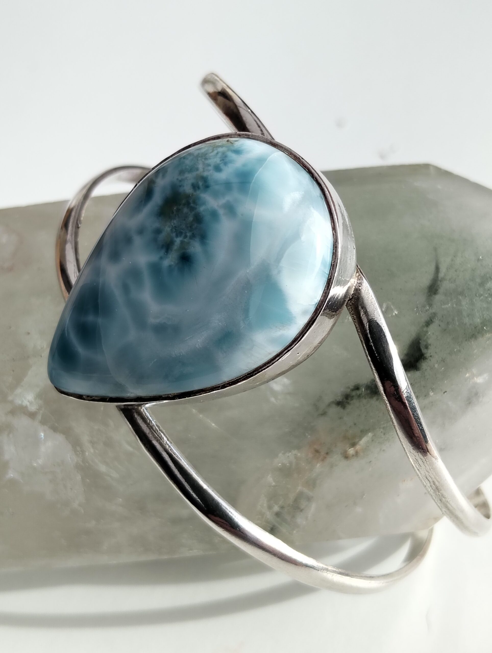 larimar bracelet jonc / argent – Image 3