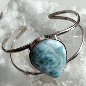 larimar bracelet jonc / argent