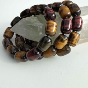 oeil de tigre / faucon / taureau bracelet