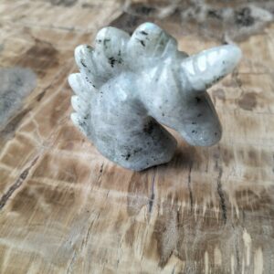 labradorite licorne figurine