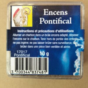encens pontifical grains boite 50g