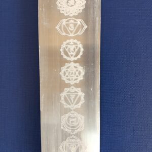 selenite plaque 7 chakras