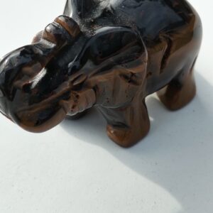 oeil de tigre figurine elephant