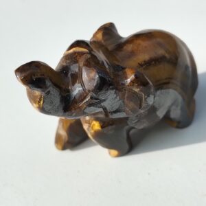 oeil de tigre figurine elephant