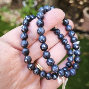 saphir facette bracelets