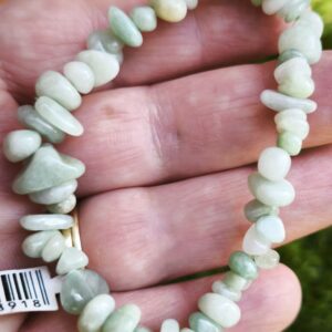 Jade de Birmanie bracelet baroque