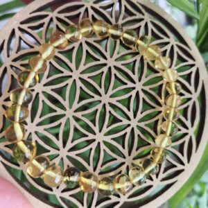 ambre jaune bracelet