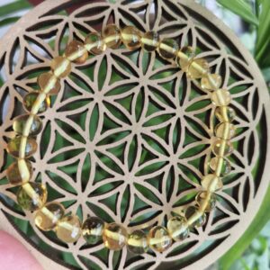ambre jaune bracelet
