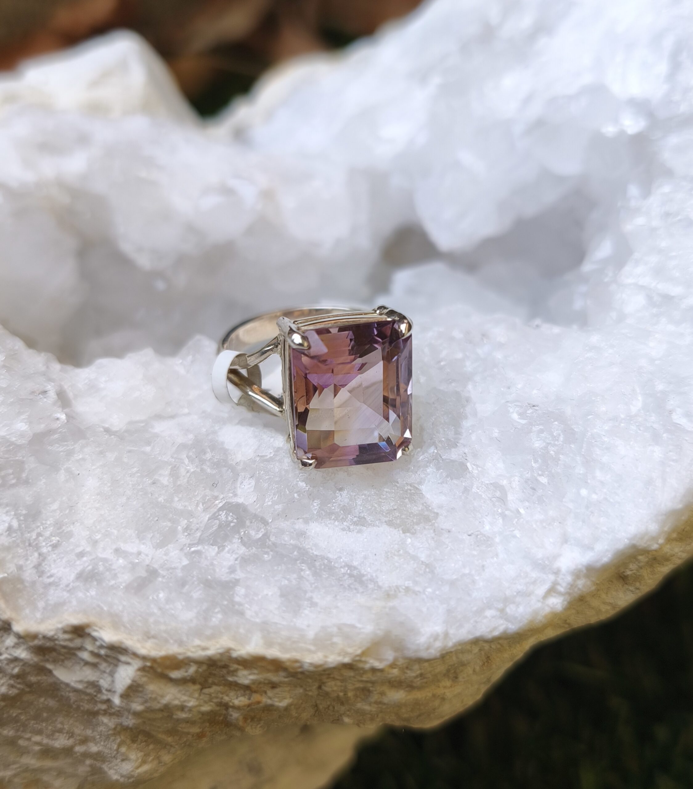 ametrine bague argent – Image 2