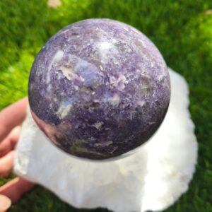 lepidolite sphere