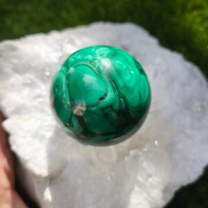 malachite sphere
