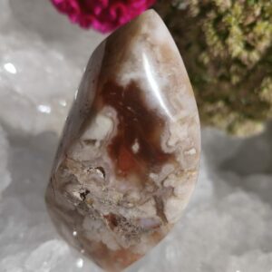 agate fleur forme libre
