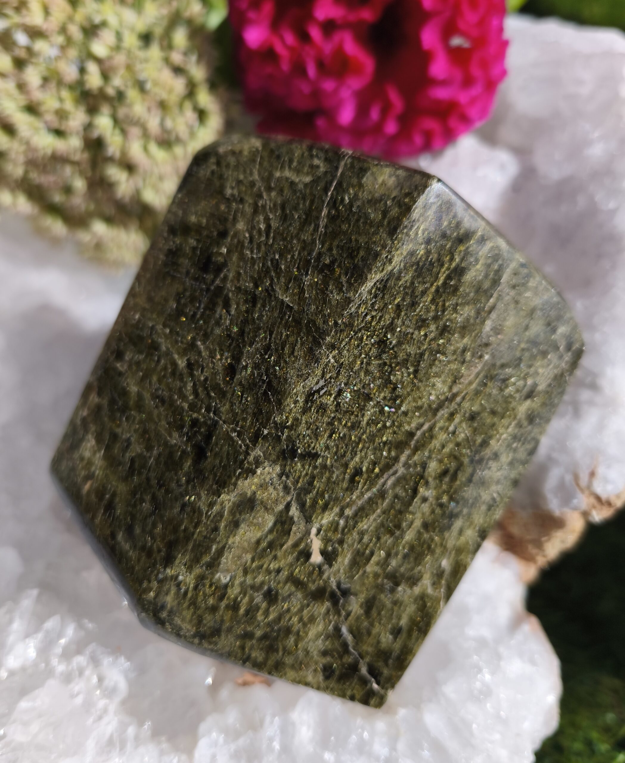 diopside bloc forme libre de 560 g