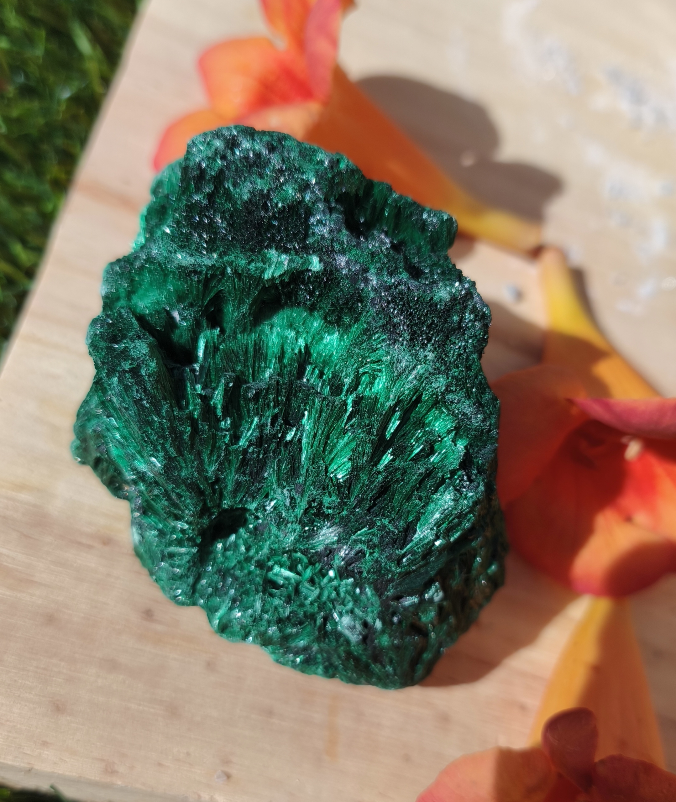 malachite fibreuse