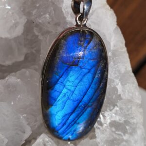 labradorite pendentif / argent