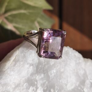 ametrine bague argent