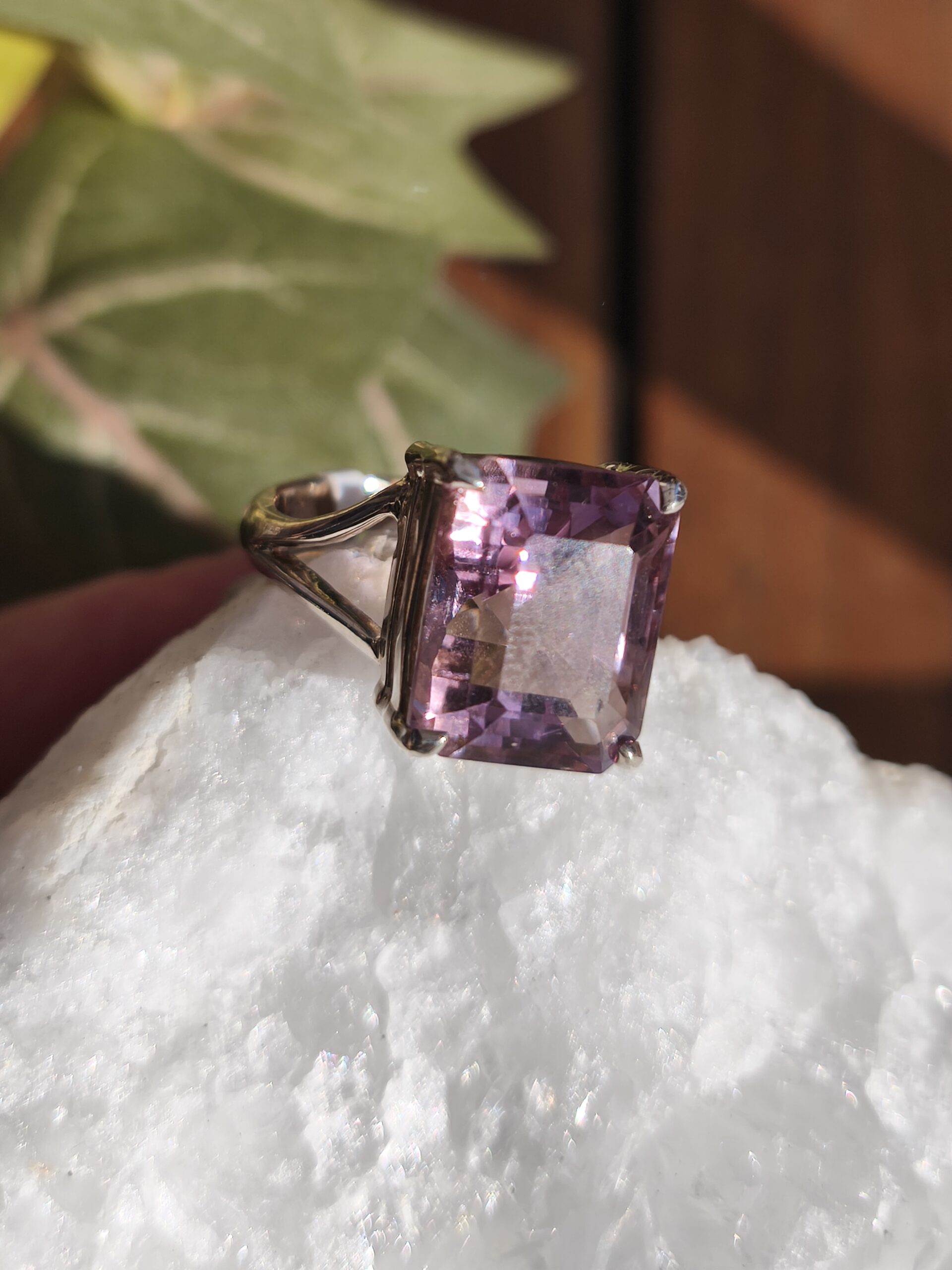 ametrine bague argent