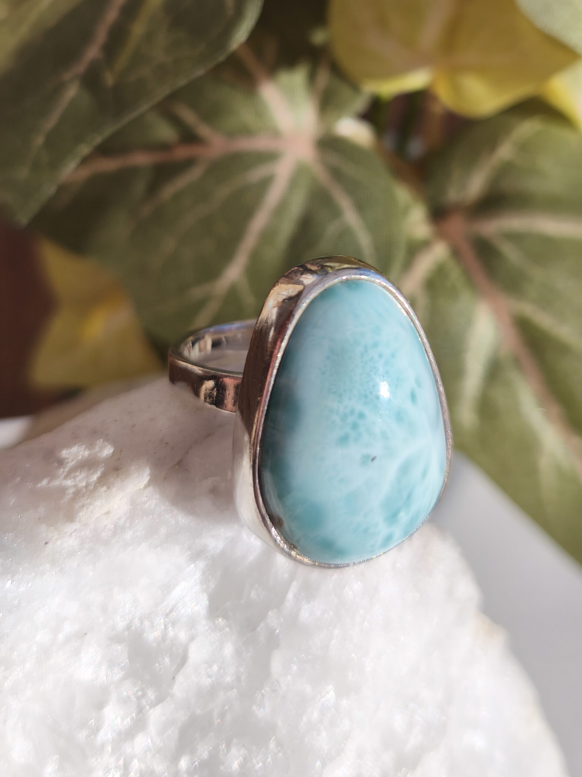 larimar bague goutte / argent
