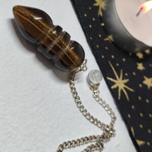 oeil de tigre pendule egyptien