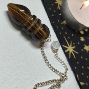 oeil de tigre pendule egyptien