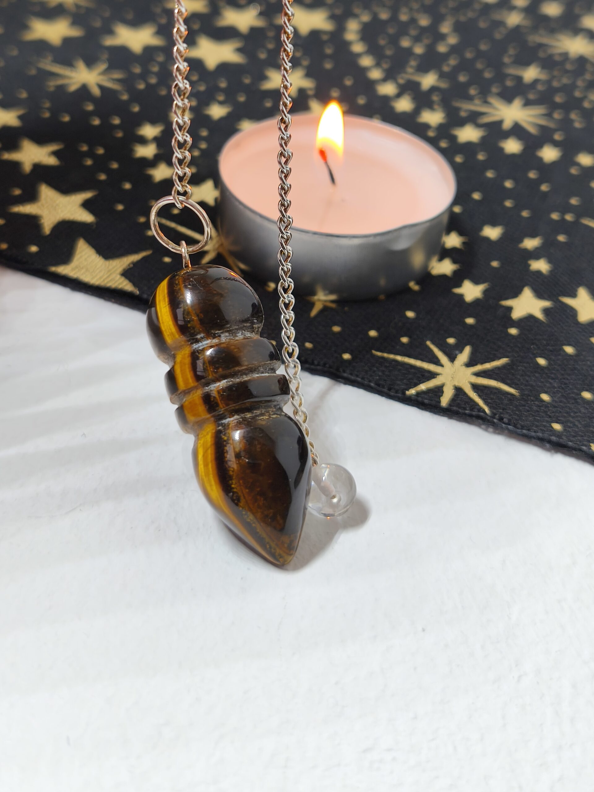 oeil de tigre pendule egyptien – Image 3