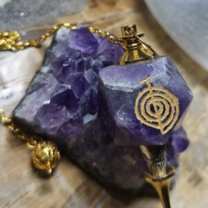 améthyste pendule facetté
