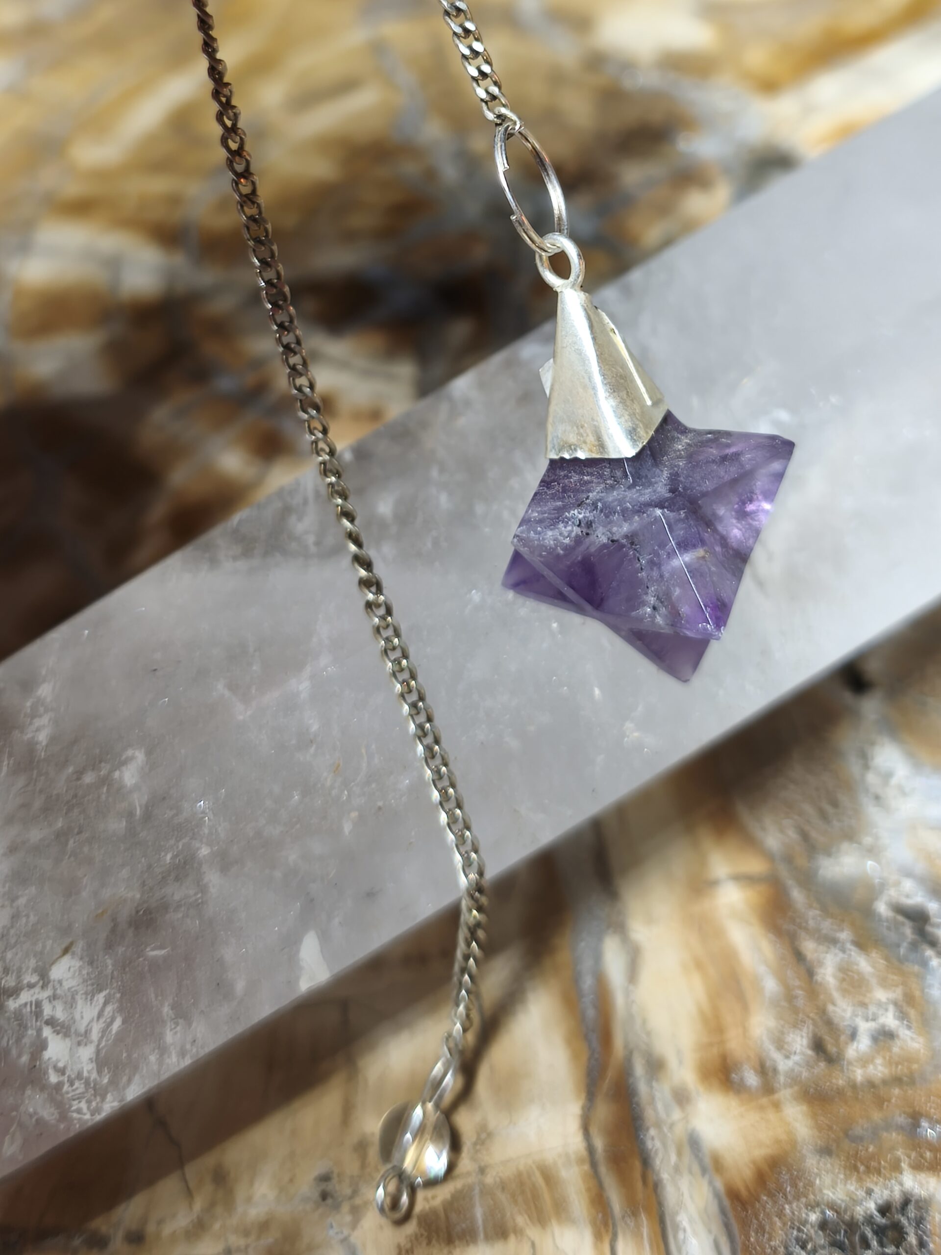améthyste pendule merkaba – Image 3