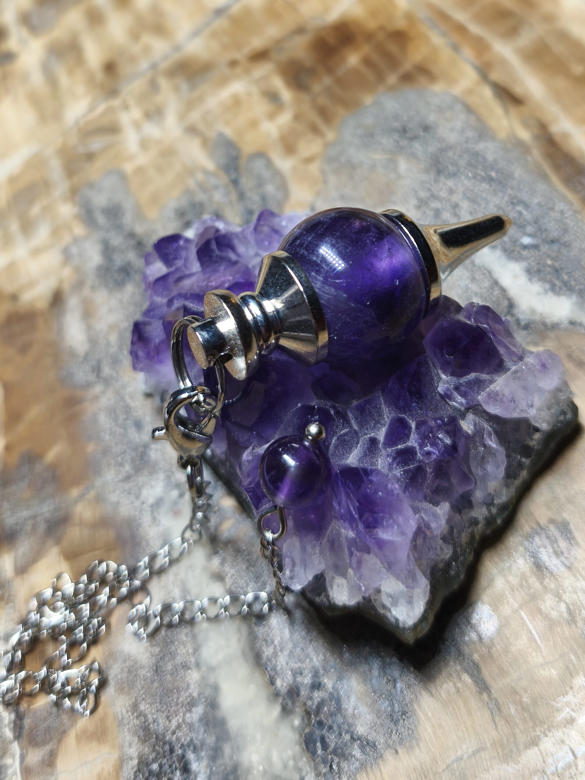 améthyste pendule séphoroton – Image 2