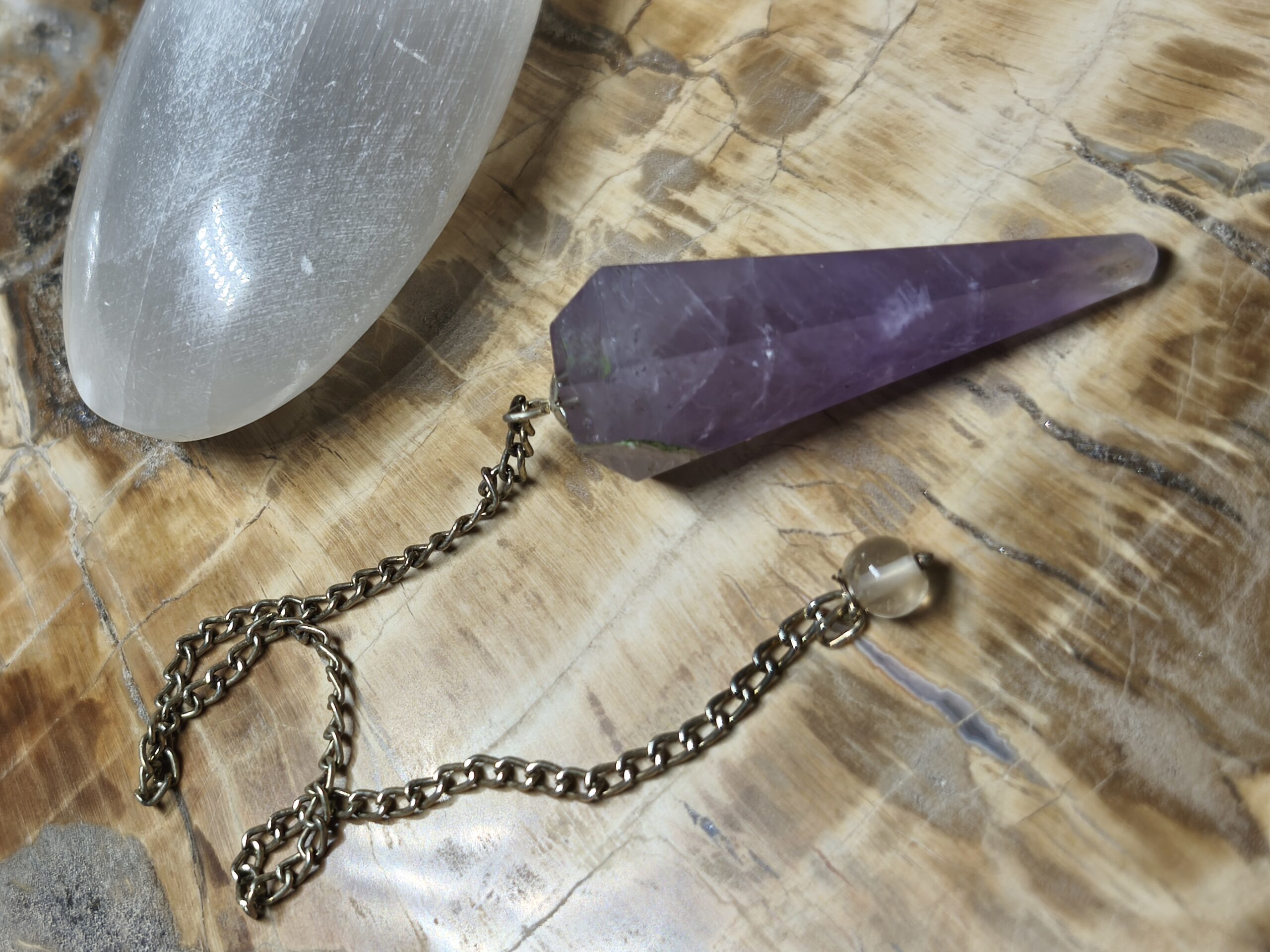 améthyste pendule hexagonal – Image 2