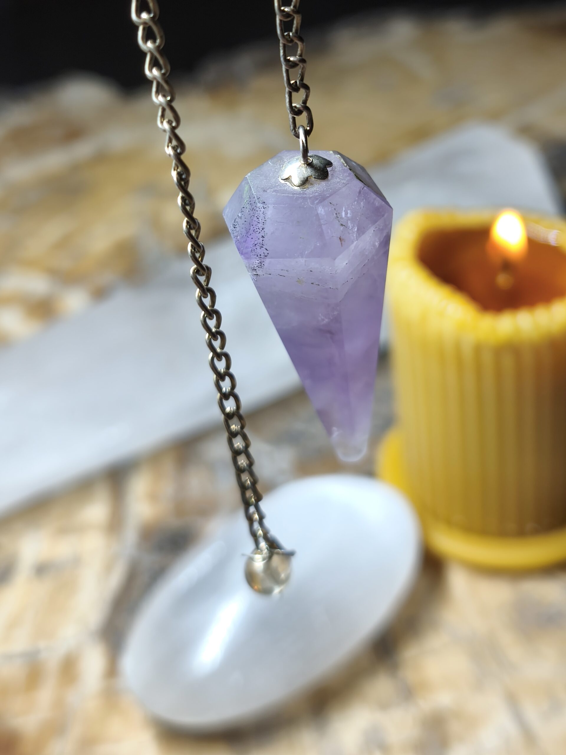 améthyste pendule hexagonal – Image 3