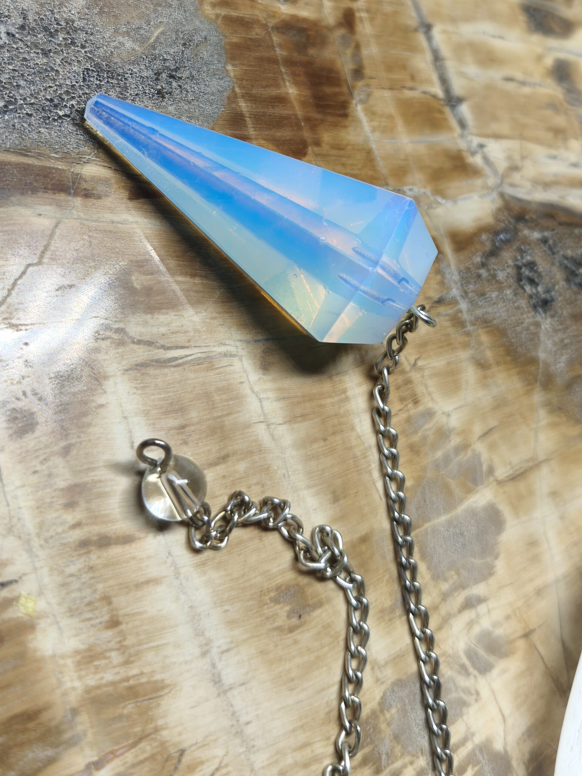 opaline pendule hexagonal – Image 2