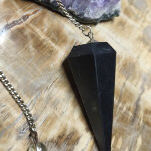 shungite pendule hexagonal