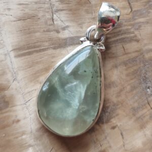 prehnite pendentif / argent