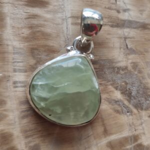 prehnite pendentif / argent
