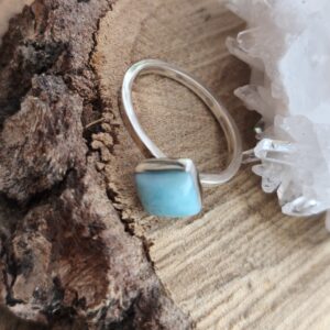 larimar bague losange / argent