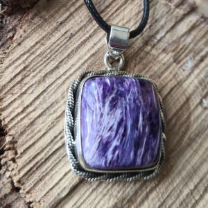 charoïte pendentif