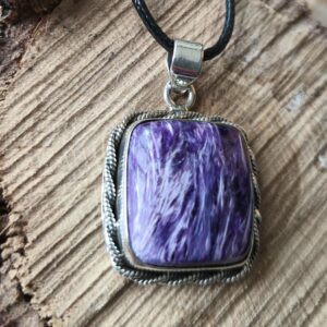 charoïte pendentif