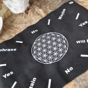 tapis pour pendule "fleur de vie"