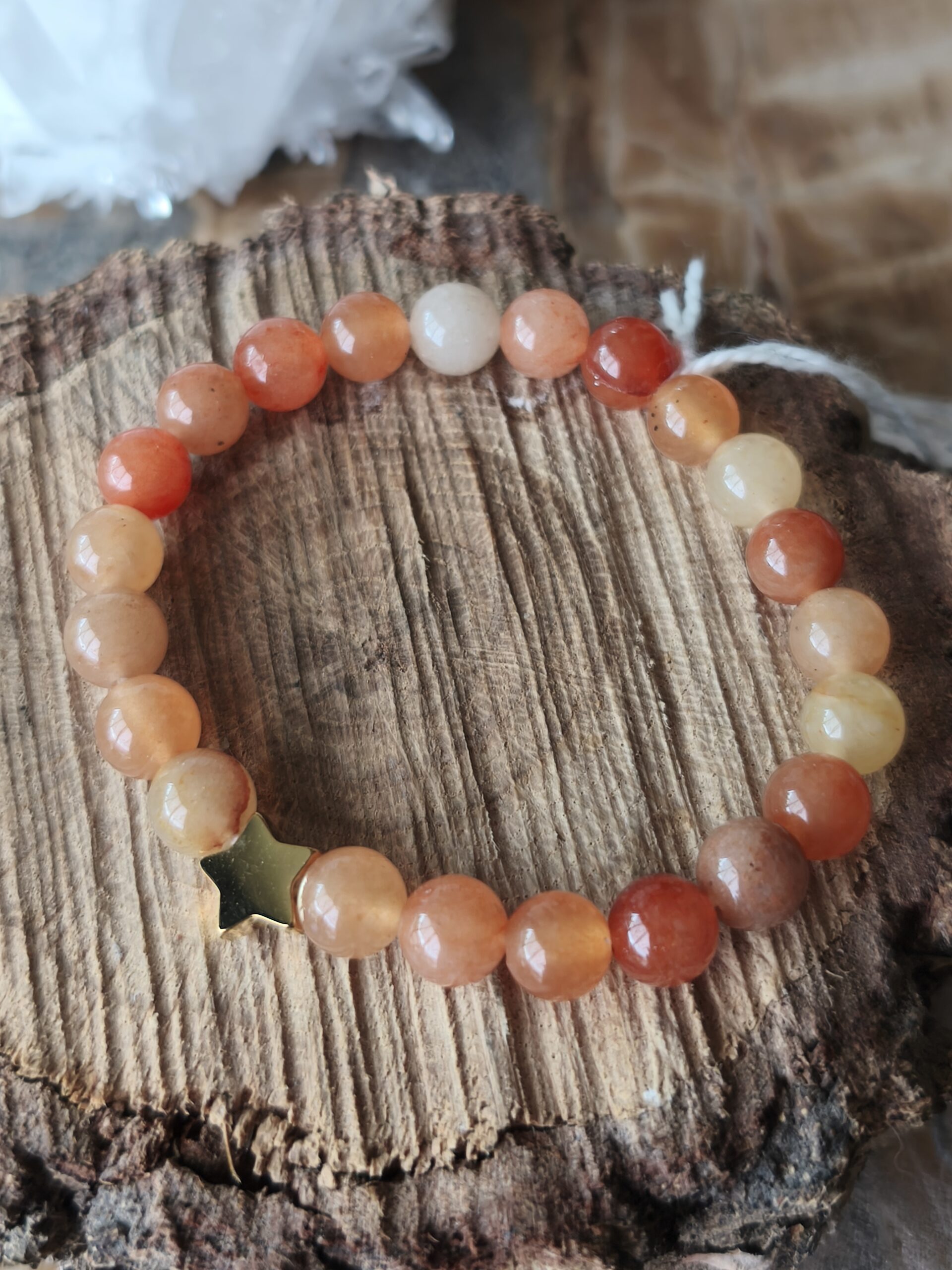 aventurine orange bracelet (enfant) – Image 2