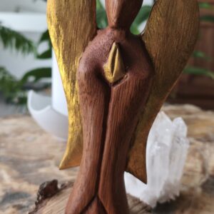 ange en bois 14 cm