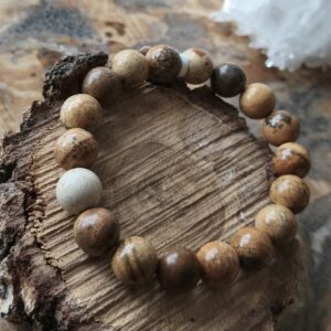 jaspe paysage bracelet