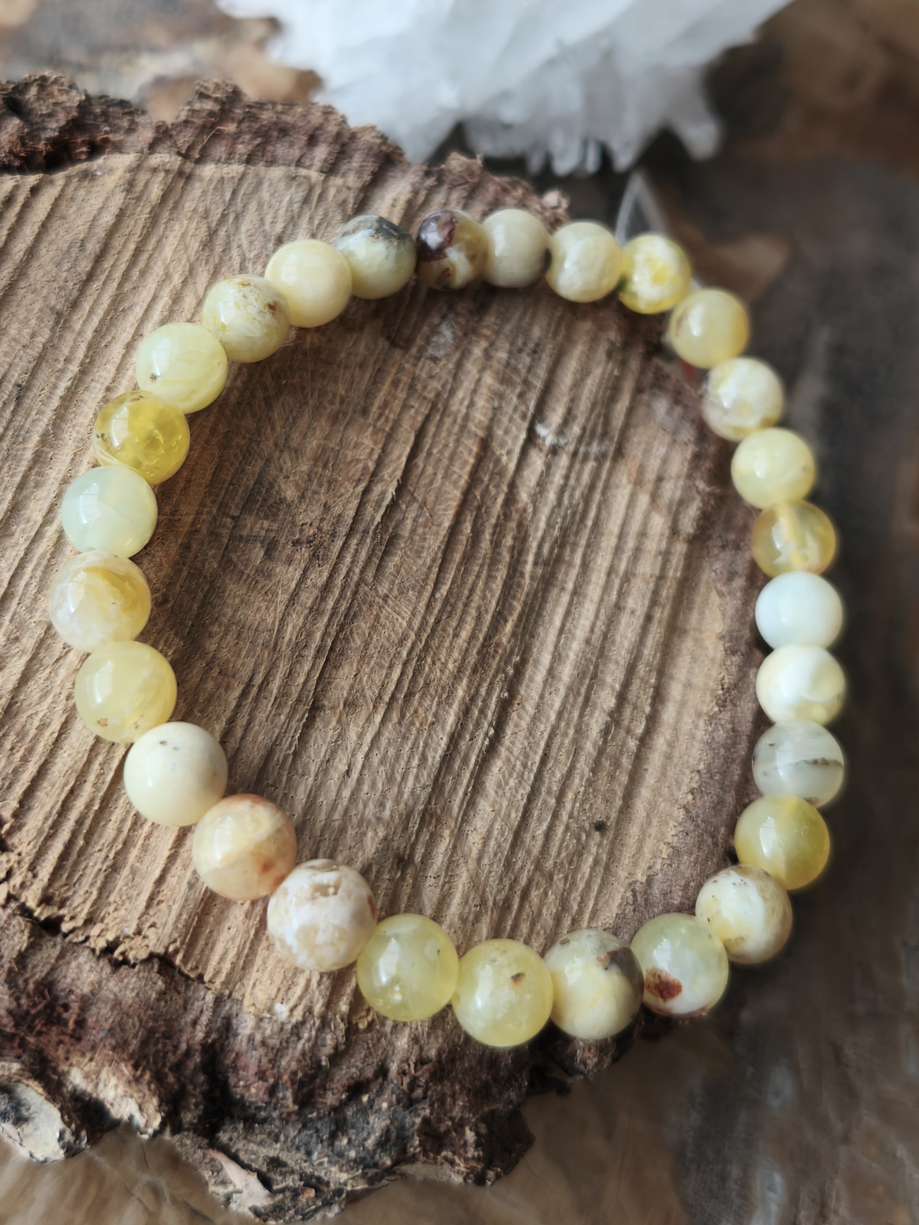 opale jaune bracelet