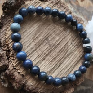 dumortierite bracelet