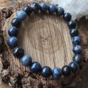 dumortierite bracelet