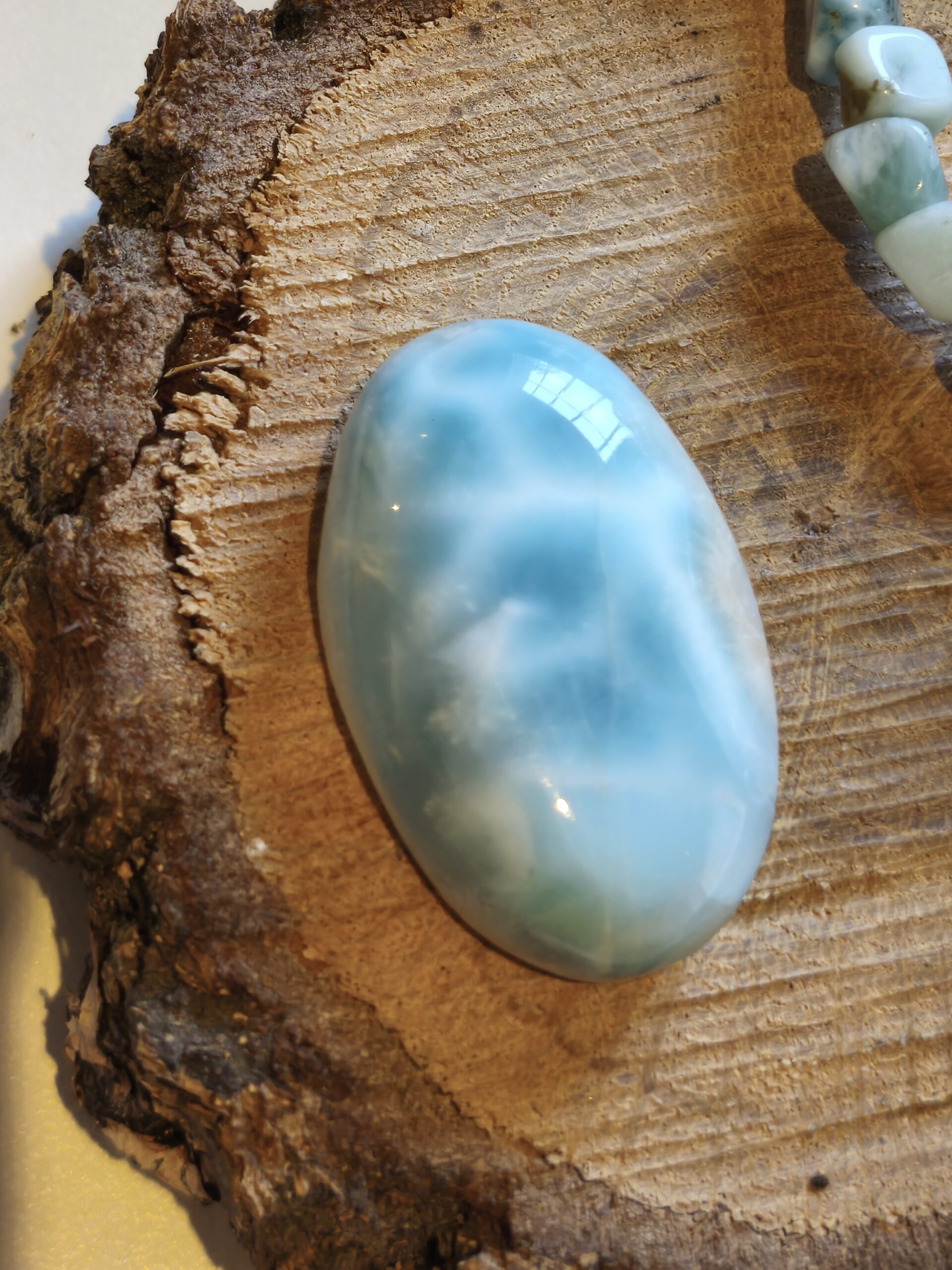 larimar cabochon ovale – Image 2